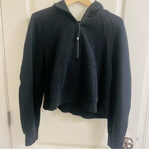 Lululemon Scuba Black Hoodie Sweater